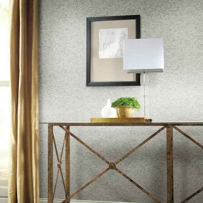 Shimmering Cork Grey Peel & Stick Wallpaper - York Wallcoverings - PSW1292RL - York Wallcoverings Wallpaper