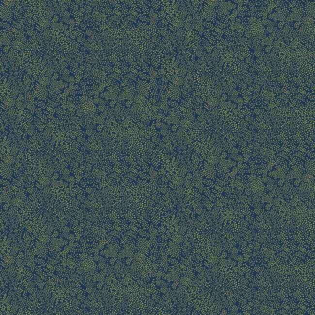 Champagne Dots Gold & Navy Wallpaper - York Wallcoverings - RI5113