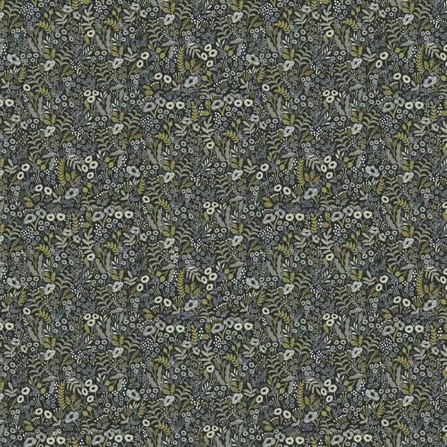 Tapestry Black & Beige Wallpaper - York Wallcoverings - RI5125