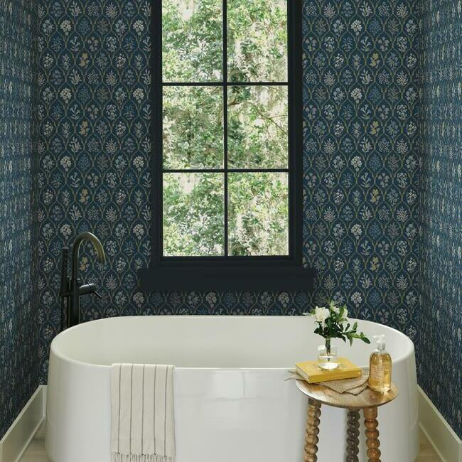 hawthorne-wallpaper-navy-gold-york-wallcoverings-ri5131