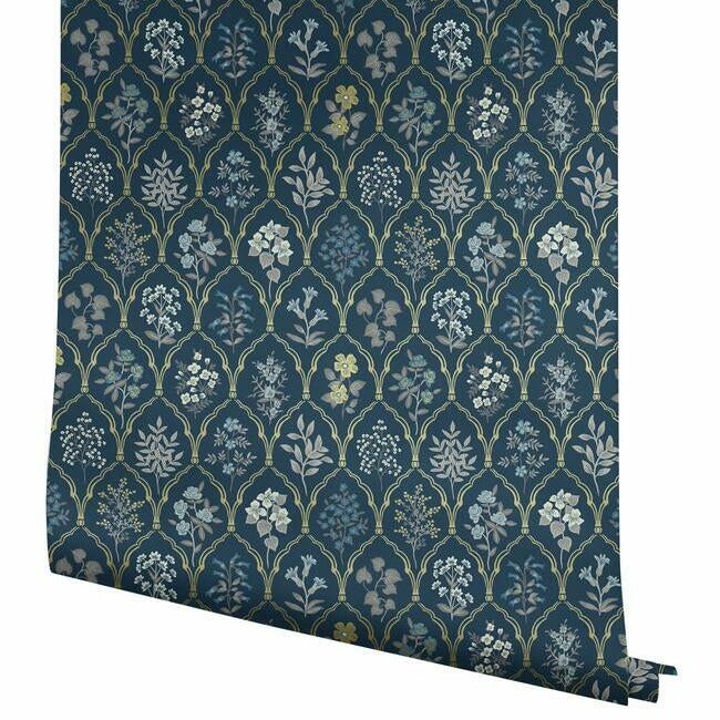 hawthorne-wallpaper-navy-gold-york-wallcoverings-ri5131