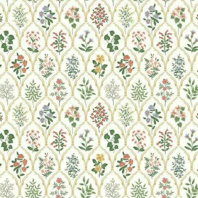 Hawthorne Cream Wallpaper - York Wallcoverings - RI5130