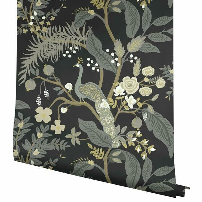 peacock-wallpaper-black-york-wallcoverings-ri5170
