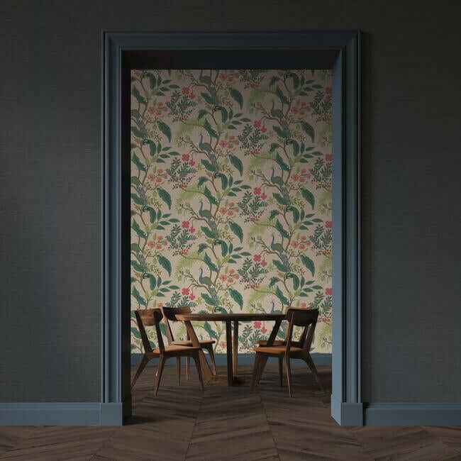 Palette Navy Wallpaper - York Wallcoverings - RI5188 - York Wallcoverings Wallpaper