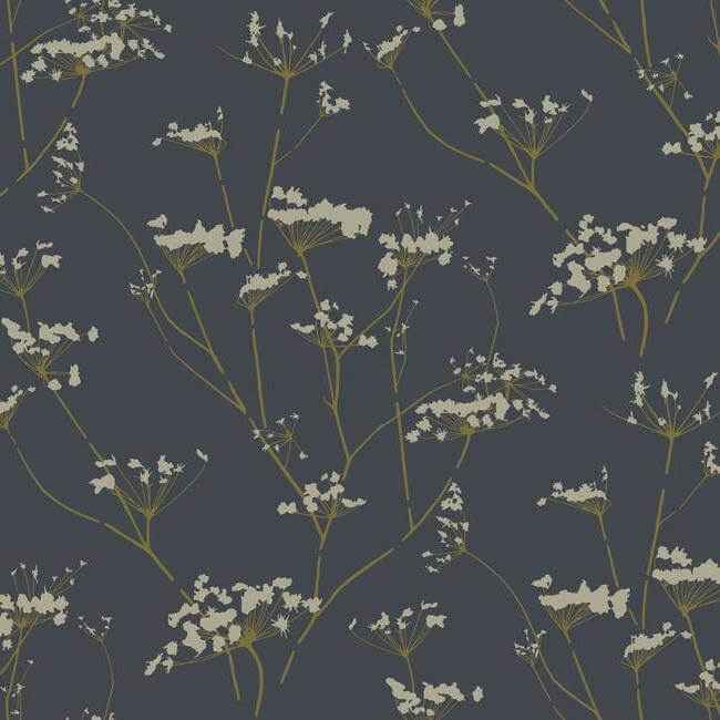 Enchanted Blue Wallpaper - York Wallcoverings - DN3709