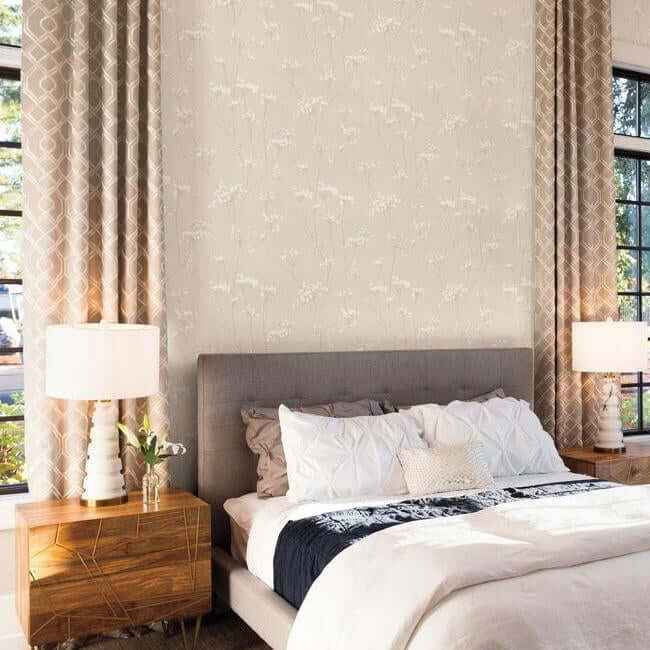 Enchanted Cream Wallpaper - York Wallcoverings - DN3708 - York Wallcoverings Wallpaper
