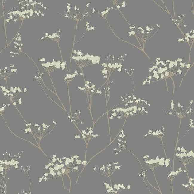 Enchanted Silver Wallpaper - York Wallcoverings - DN3711 - York Wallcoverings Wallpaper