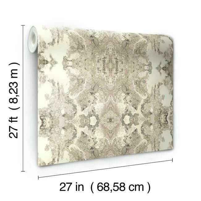Inner Beauty Purple Wallpaper - York Wallcoverings - NA0596 - York Wallcoverings Wallpaper