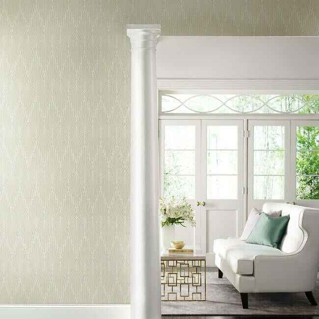 Café Society Cream Wallpaper - York Wallcoverings - CI2361 - York Wallcoverings Wallpaper