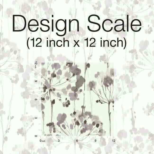 Flourish Purple Wallpaper - York Wallcoverings - CI2424 - York Wallcoverings Wallpaper