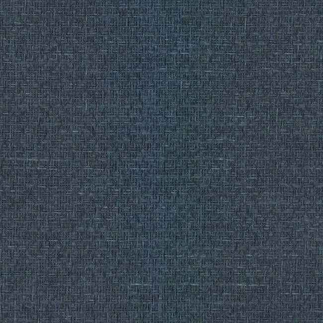 Tatami Weave Navy Wallpaper - York Wallcoverings - OG0529