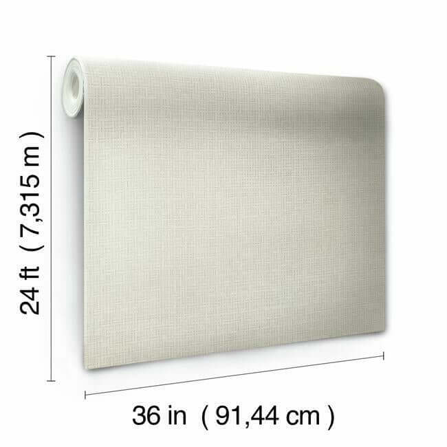 tatami-weave-light-grey-wallpaper-york-wallcoverings-og0525 - York Wallcoverings Wallpaper