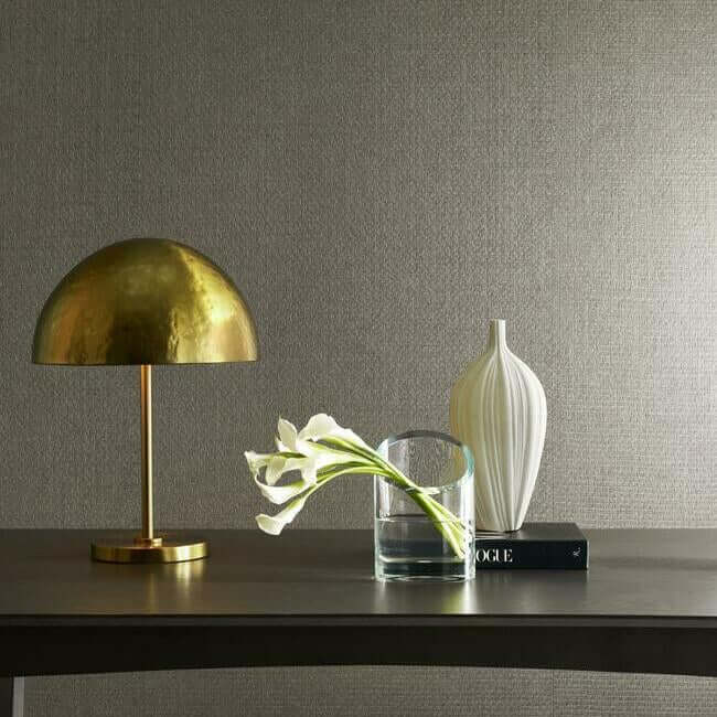 tatami-weave-dark-grey-wallpaper-york-wallcoverings-og0524 - York Wallcoverings Wallpaper