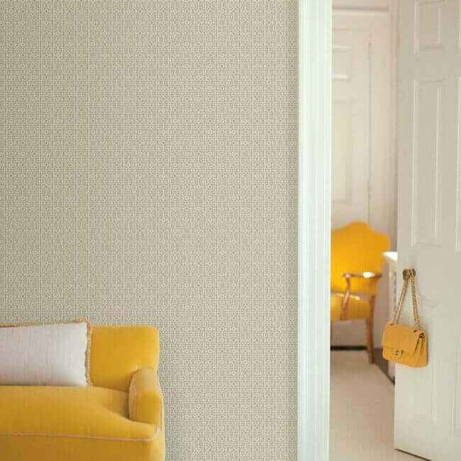 Deco Screen Beige Wallpaper - York Wallcoverings - CA1525 - York Wallcoverings Wallpaper
