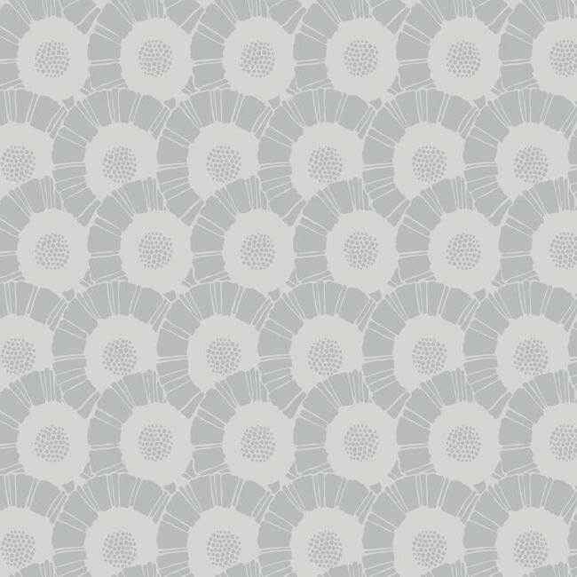 Coco Bloom Metallic Wallpaper - York Wallcoverings - CA1558 - York Wallcoverings Wallpaper