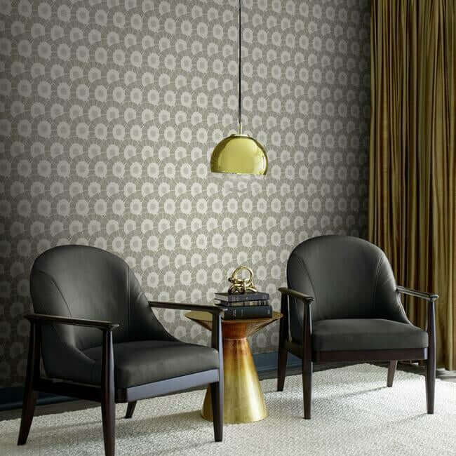 coco-bloom-white-wallpaper-york-wallcoverings-ca1557 - York Wallcoverings Wallpaper