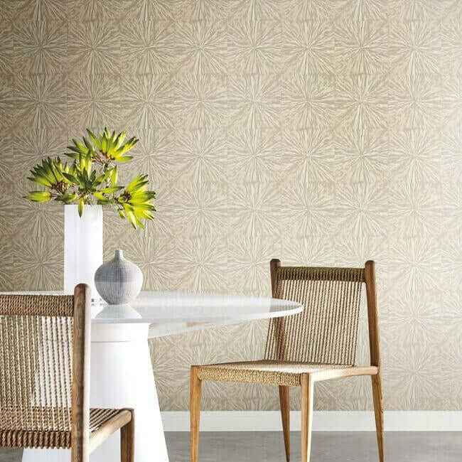 Squareburst Light Gold Wallpaper - York Wallcoverings - OG0502 - York Wallcoverings Wallpaper