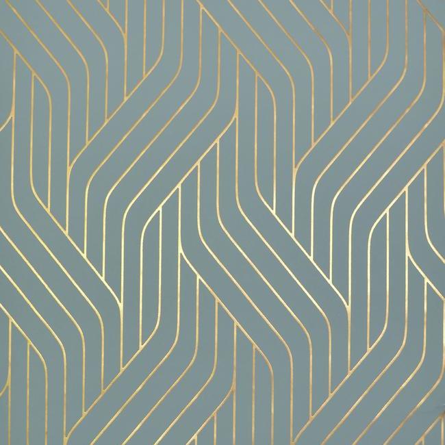 ebb-and-flow-wallpaper-blue-gold-york-wallcoverings-nw3520