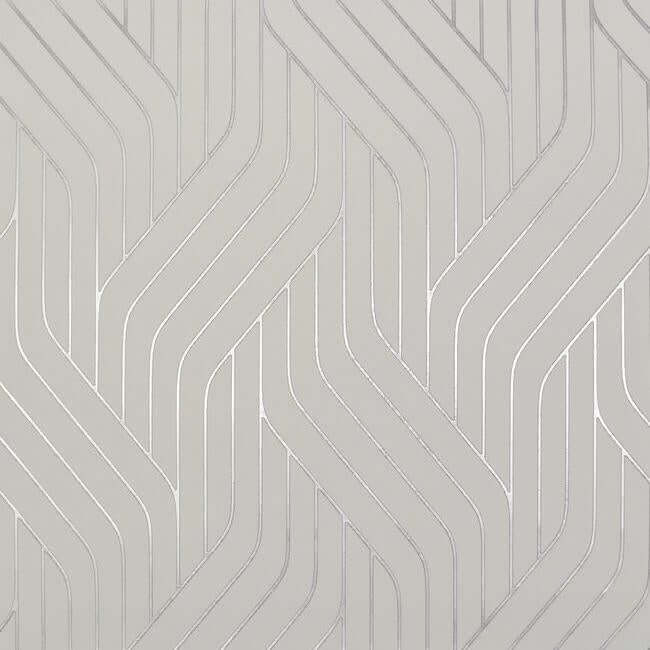 ebb-flow-white-silver-wallpaper-york-wallcoverings-nw3516 - York Wallcoverings Wallpaper