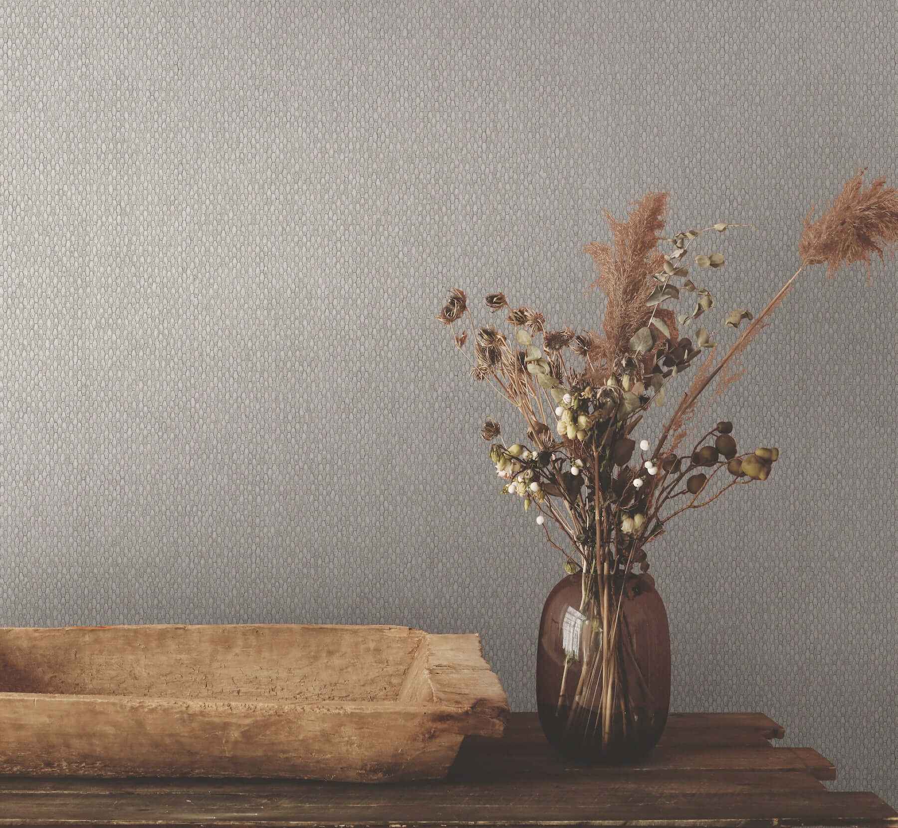 Stretched Hexagons Light Grey Wallpaper - York Wallcoverings - Y6231103 - York Wallcoverings Wallpaper