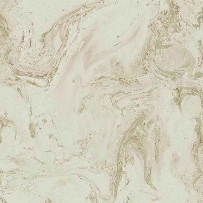 Oil & Marble Blush Metallic Wallpaper - York Wallcoverings - Y6231204 - York Wallcoverings Wallpaper