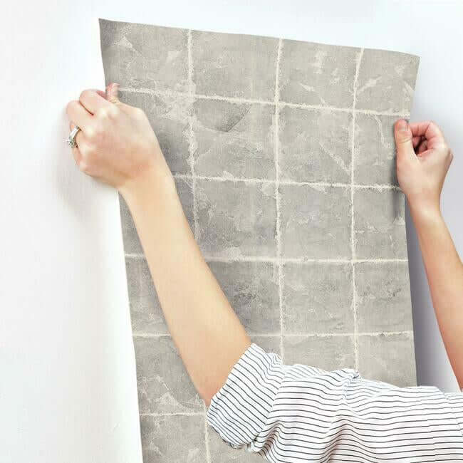 metal-leaf-squares-black-wallpaper-york-wallcoverings-kt2101 - York Wallcoverings Wallpaper