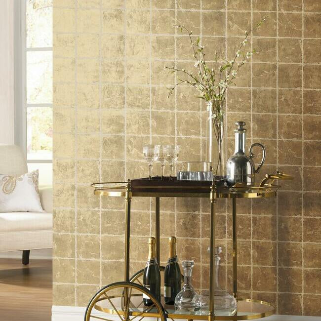 metal-leaf-squares-wallpaper-gold-york-wallcoverings-kt2102