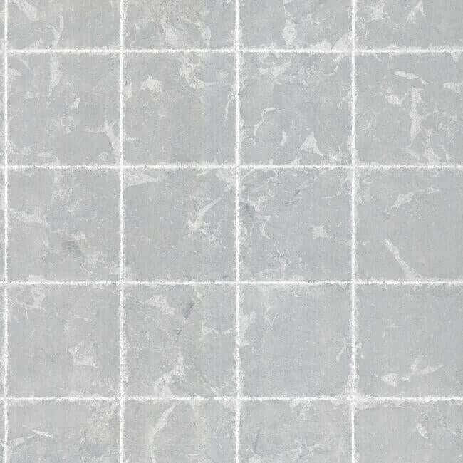 metal-leaf-squares-silver-wallpaper-york-wallcoverings-kt2103 - York Wallcoverings Wallpaper