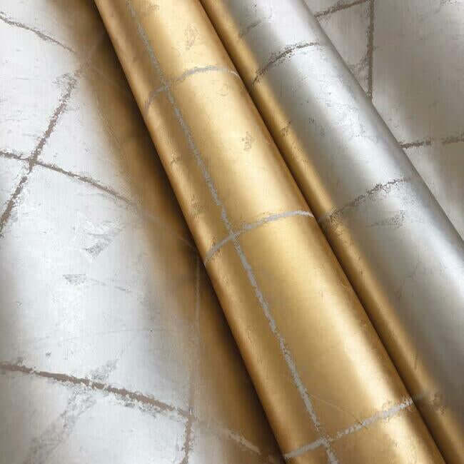 metal-leaf-squares-silver-wallpaper-york-wallcoverings-kt2103 - York Wallcoverings Wallpaper