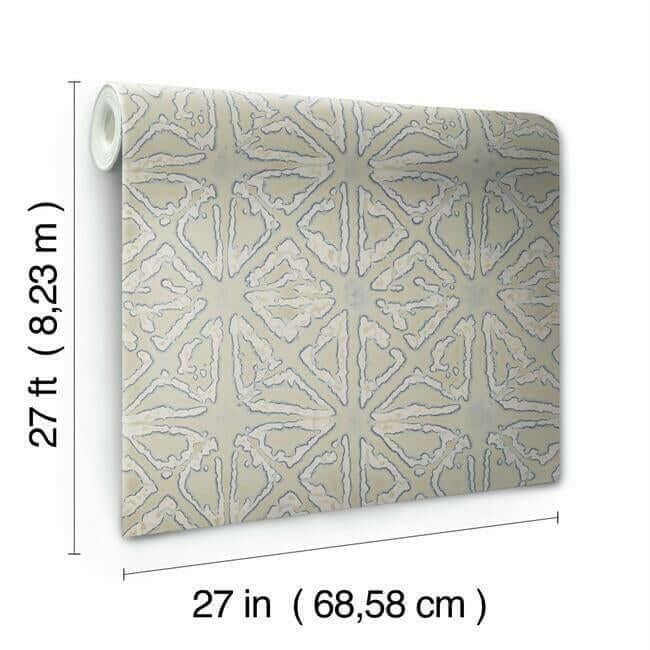 empire-diamond-silver-taupe-wallpaper-york-wallcoverings-kt2112 - York Wallcoverings Wallpaper