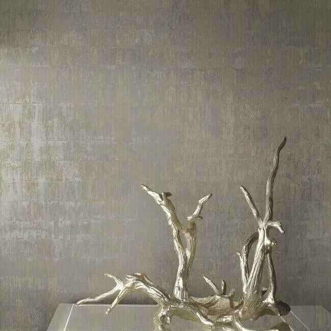 Liquid Metal Taupe Wallpaper - York Wallcoverings - KT2132 - York Wallcoverings Wallpaper