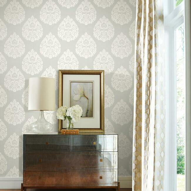 teardrop-damask-wallpaper-light-grey-york-wallcoverings-kt2145