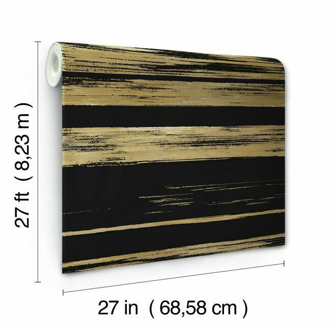 horizontal-dry-brush-wallpaper-black-gold-york-wallcoverings-kt2151