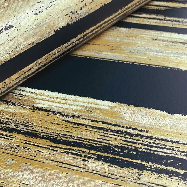 horizontal-dry-brush-wallpaper-black-gold-york-wallcoverings-kt2151