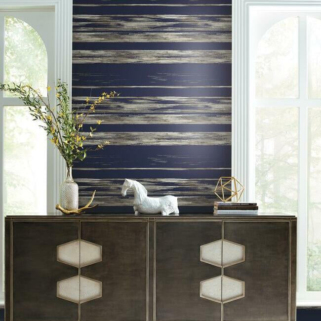 horizontal-dry-brush-wallpaper-navy-york-wallcoverings-kt2154