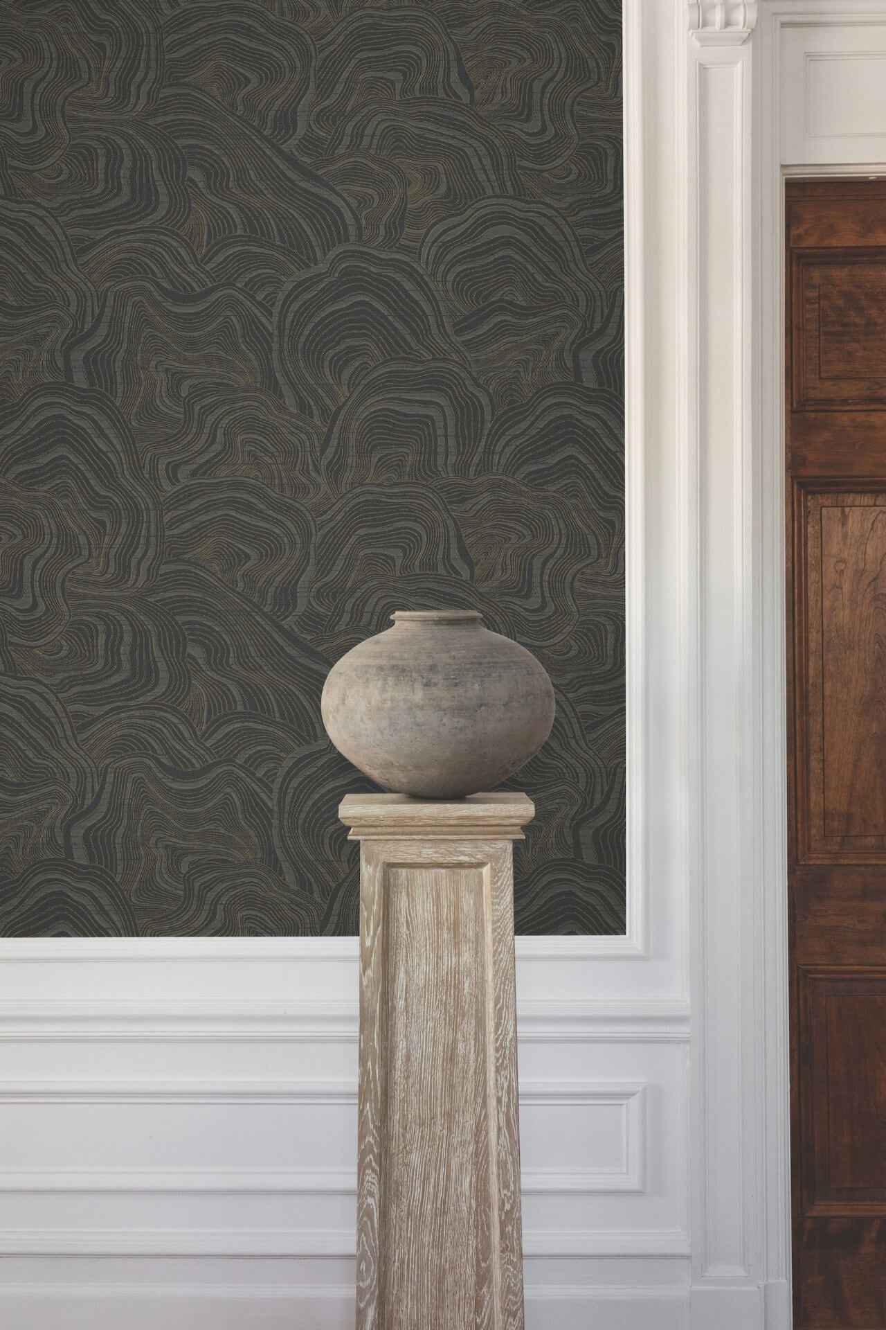 Geodes Black Wallpaper - York Wallcoverings - KT2162 - York Wallcoverings Wallpaper