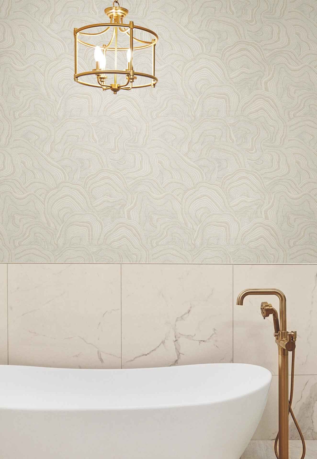 Geodes Taupe Wallpaper - York Wallcoverings - KT2164 - York Wallcoverings Wallpaper