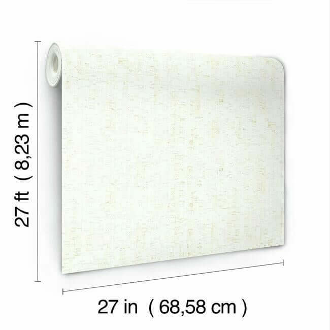 plain-bamboo-white-wallpaper-york-wallcoverings-lc7145 - York Wallcoverings Wallpaper