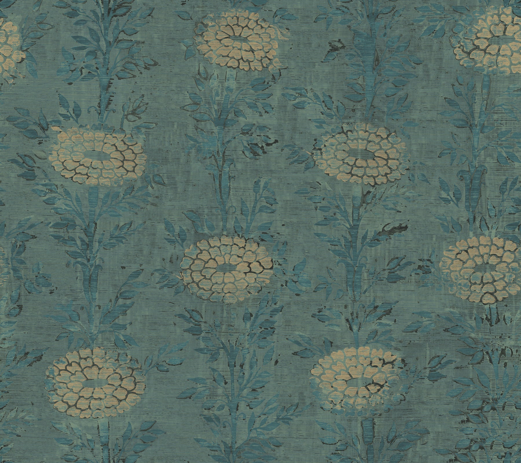 french-marigold-wallpaper-teal-green-gold-york-wallcoverings-af6519