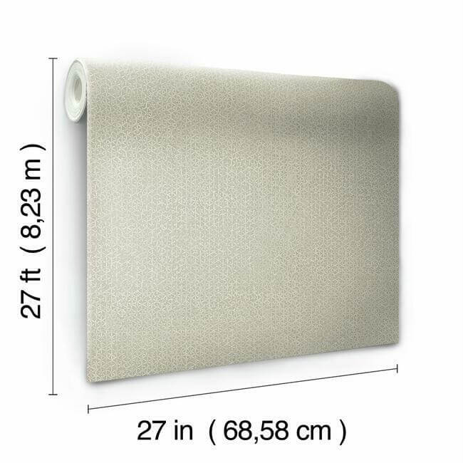 Bantam Tile Grey Wallpaper - York Wallcoverings - AF6533 - York Wallcoverings Wallpaper