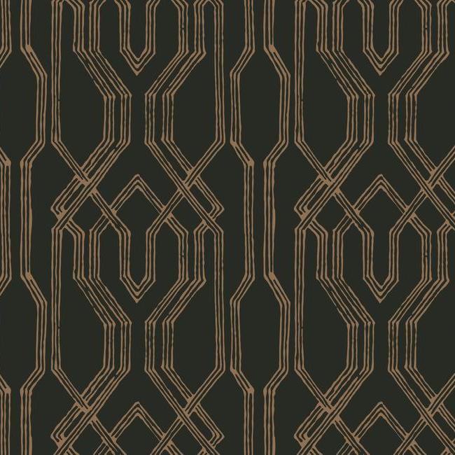 oriental-lattice-wallpaper-black-gold-york-wallcoverings-af6562