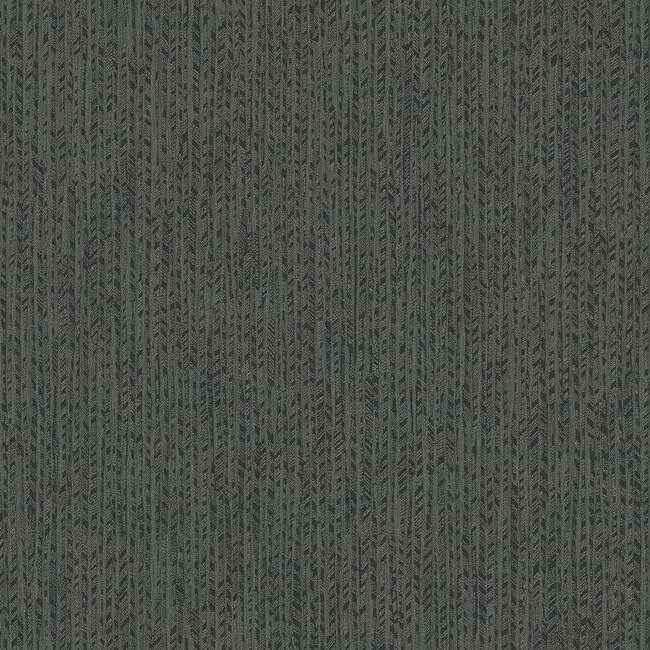Feather Fletch Black Wallpaper - York Wallcoverings - HO2139