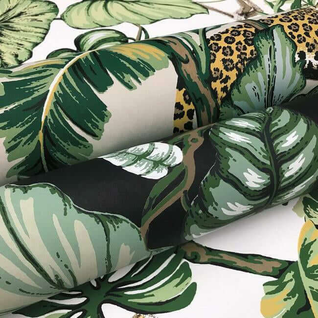 jungle-cat-wallpaper-taupe-york-wallcoverings-ho2144 - York Wallcoverings Wallpaper