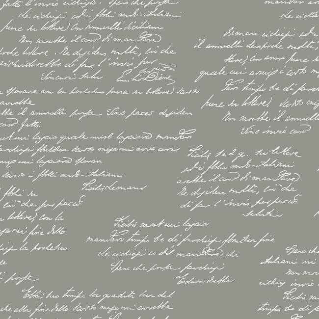 Noteworthy Grey & White Wallpaper - York Wallcoverings - MH1610 - York Wallcoverings Wallpaper