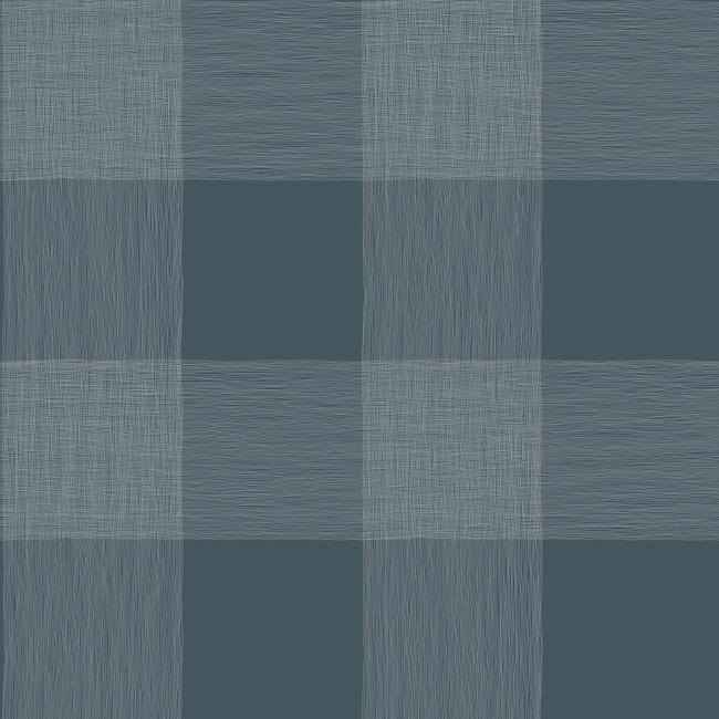 Common Thread Navy & White Wallpaper - York Wallcoverings - ME1522 - York Wallcoverings Wallpaper