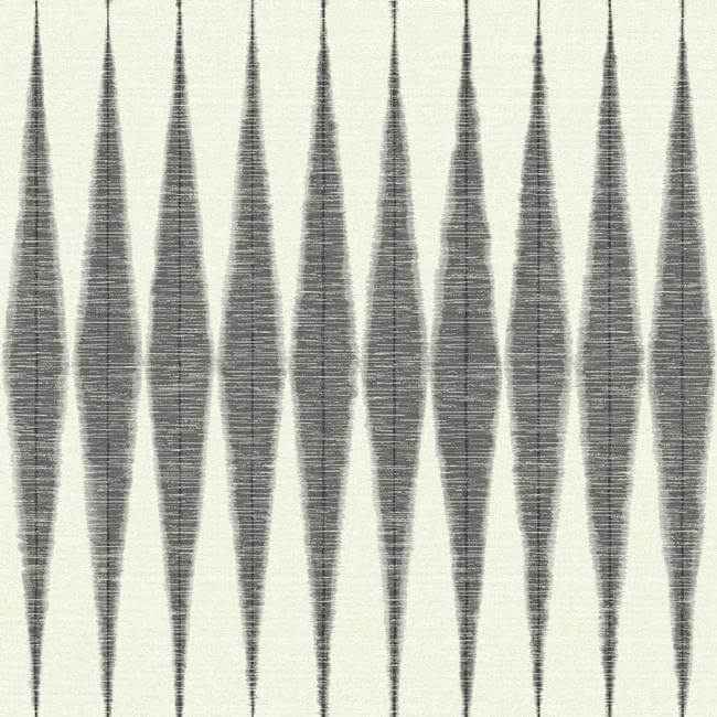 Handloom Black Wallpaper - York Wallcoverings - ME1540