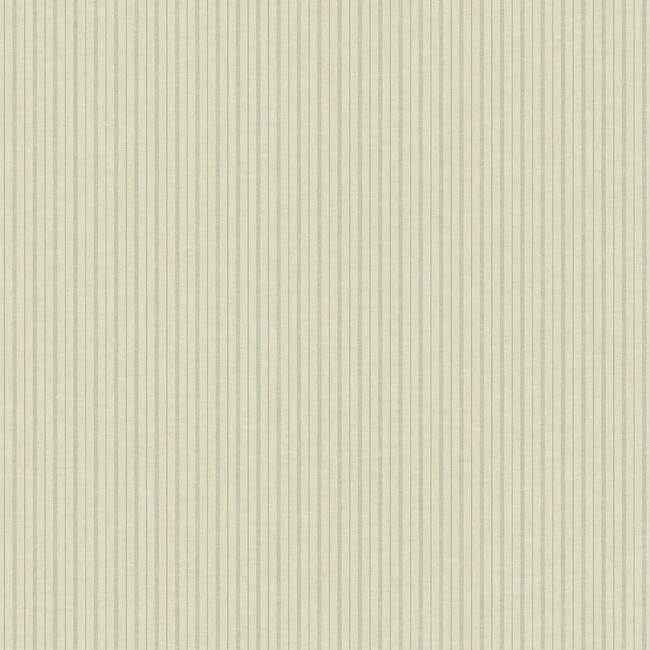 French Ticking Khaki & Light Blue Wallpaper - York Wallcoverings - ME1560 - York Wallcoverings Wallpaper