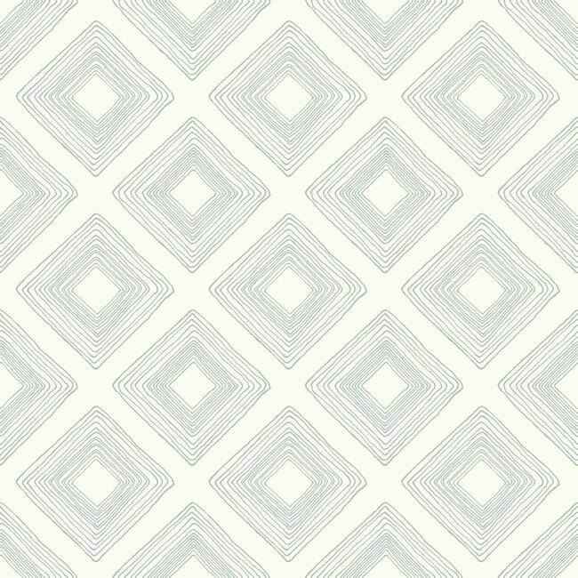 Diamond Sketch Eggshell Wallpaper - York Wallcoverings - ME1578