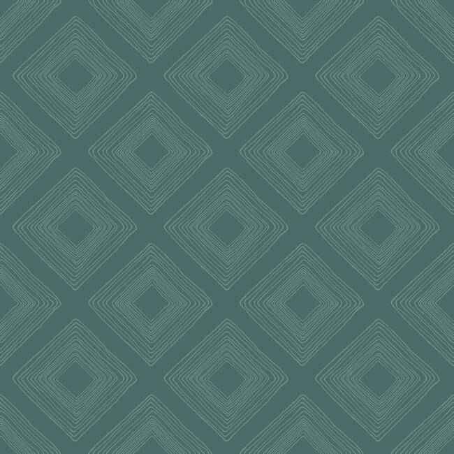 Weekends Diamond Sketch Teal Wallpaper - York Wallcoverings - ME1577 - York Wallcoverings Wallpaper
