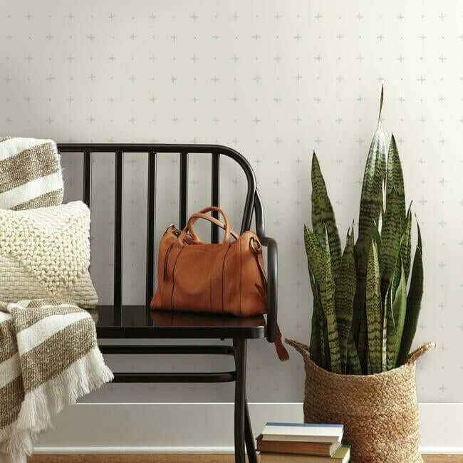 Cross Stitch Pink Wallpaper - York Wallcoverings - MK1101 - York Wallcoverings Wallpaper